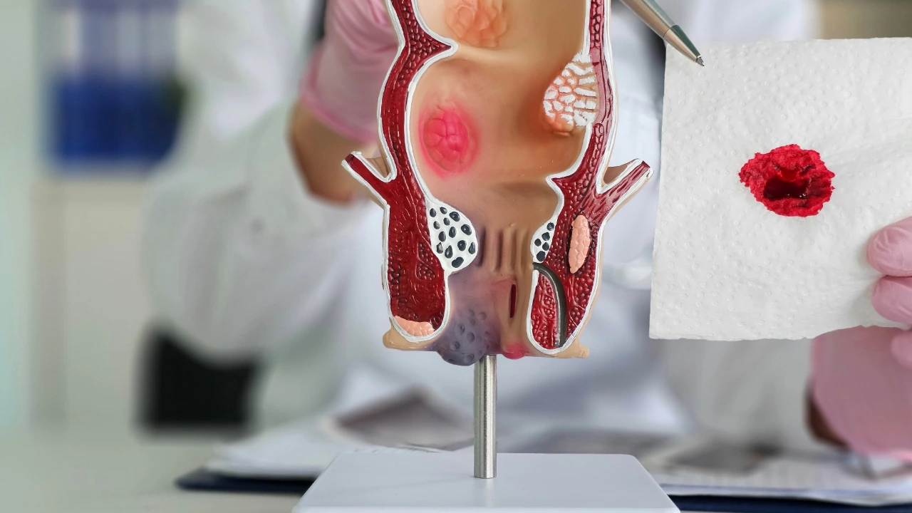 rectal bleeding awareness icon