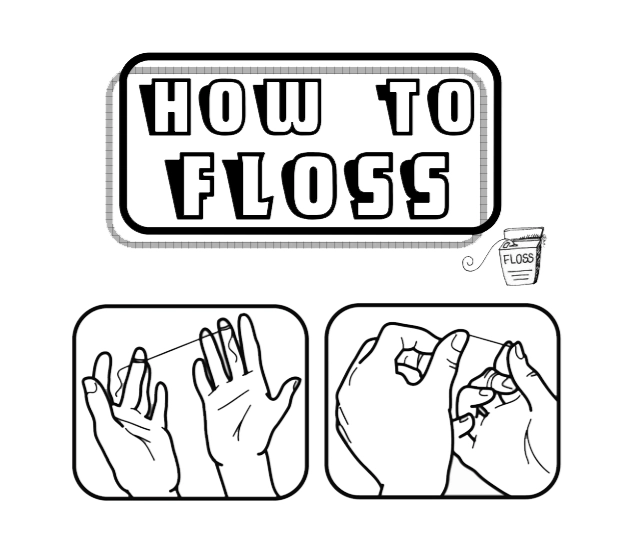 How to floss image