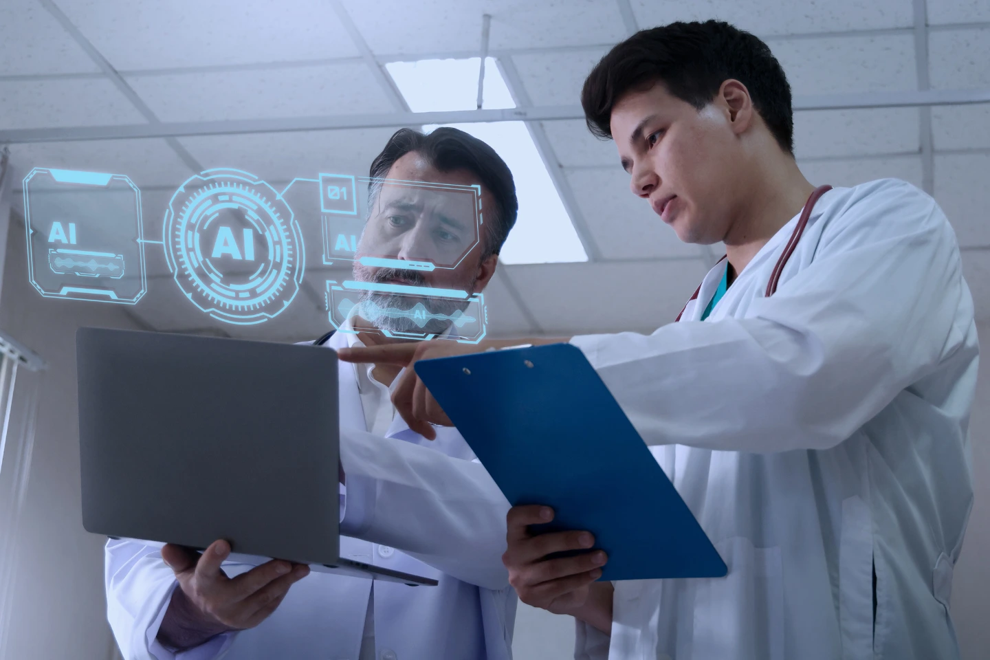 AI dental implant planning at Unident Dental Group in East Walpole, MA using 3D scans.