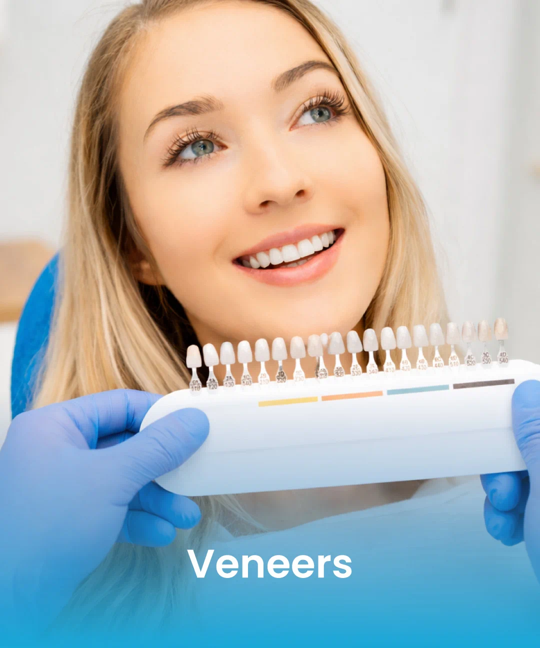 Patient choosing veneers for a brighter smile