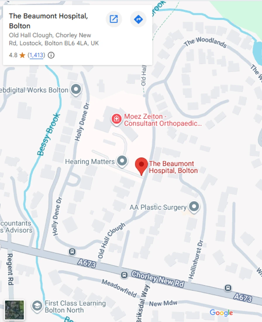 The Beaumont  Hospital location