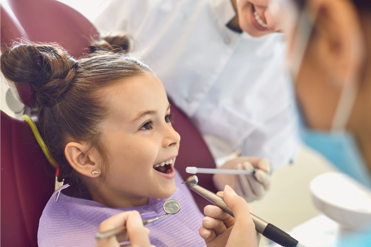 Child dental exam at Great Smile Dental, dentist in Marietta, GA for kids dental care
