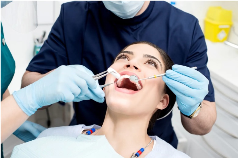 Professional dental cleaning at South Shore Dental Care in Holbrook, MA