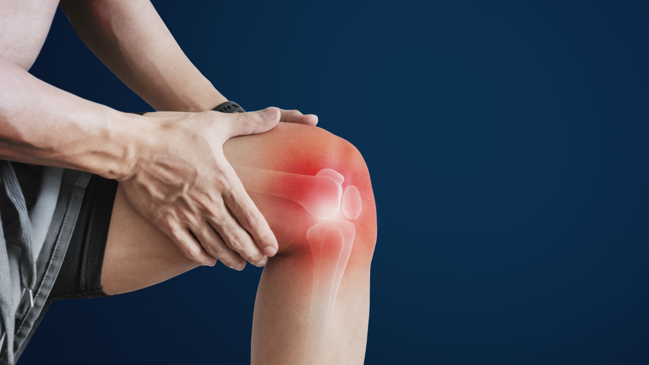 Patient exercising under physiotherapist guidance to manage arthritis without surgery