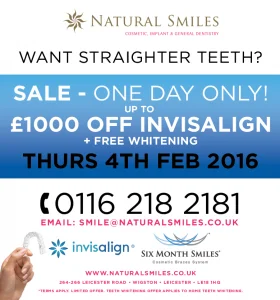 Annual Invisalign and Six Months Smiles Sale Corby, Northamptonshire