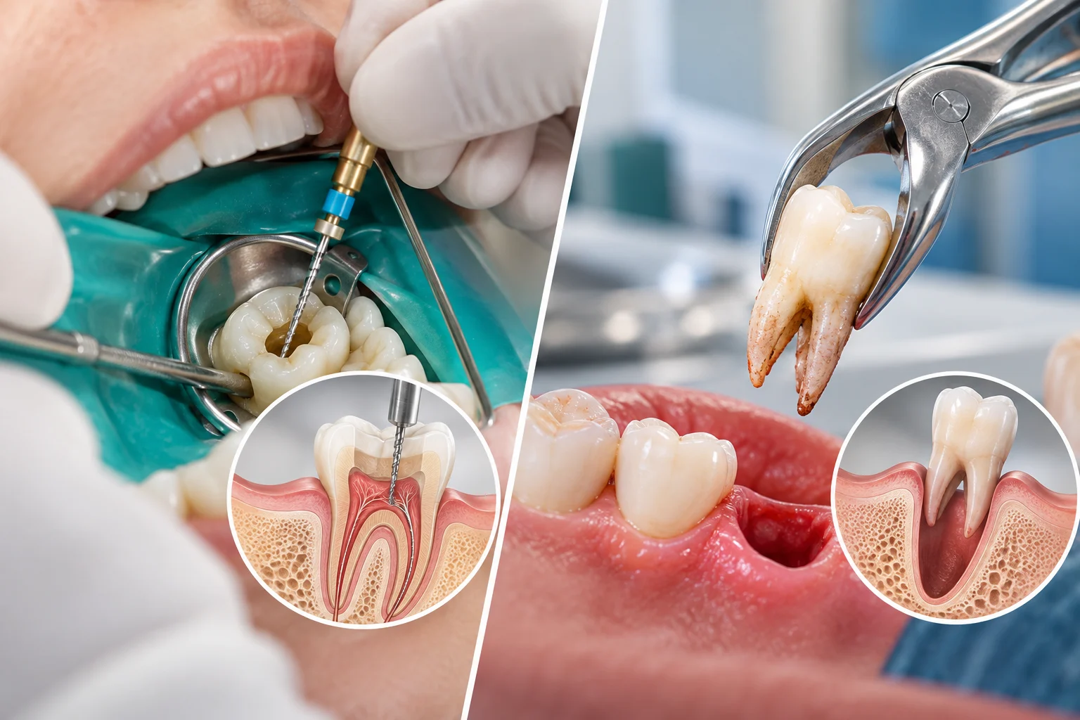 Root Canal vs Tooth Extraction