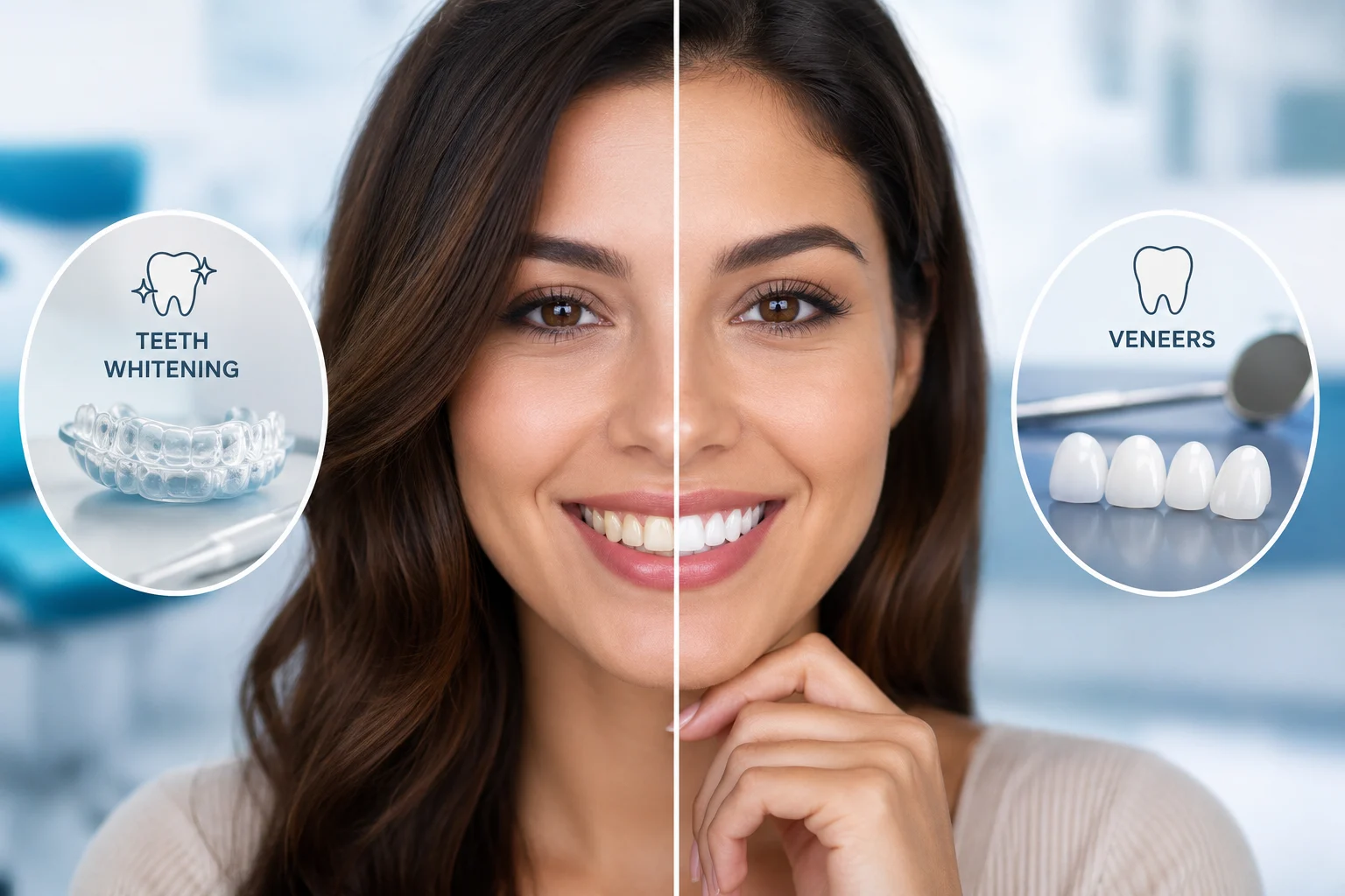 Veneers vs Teeth Whitening