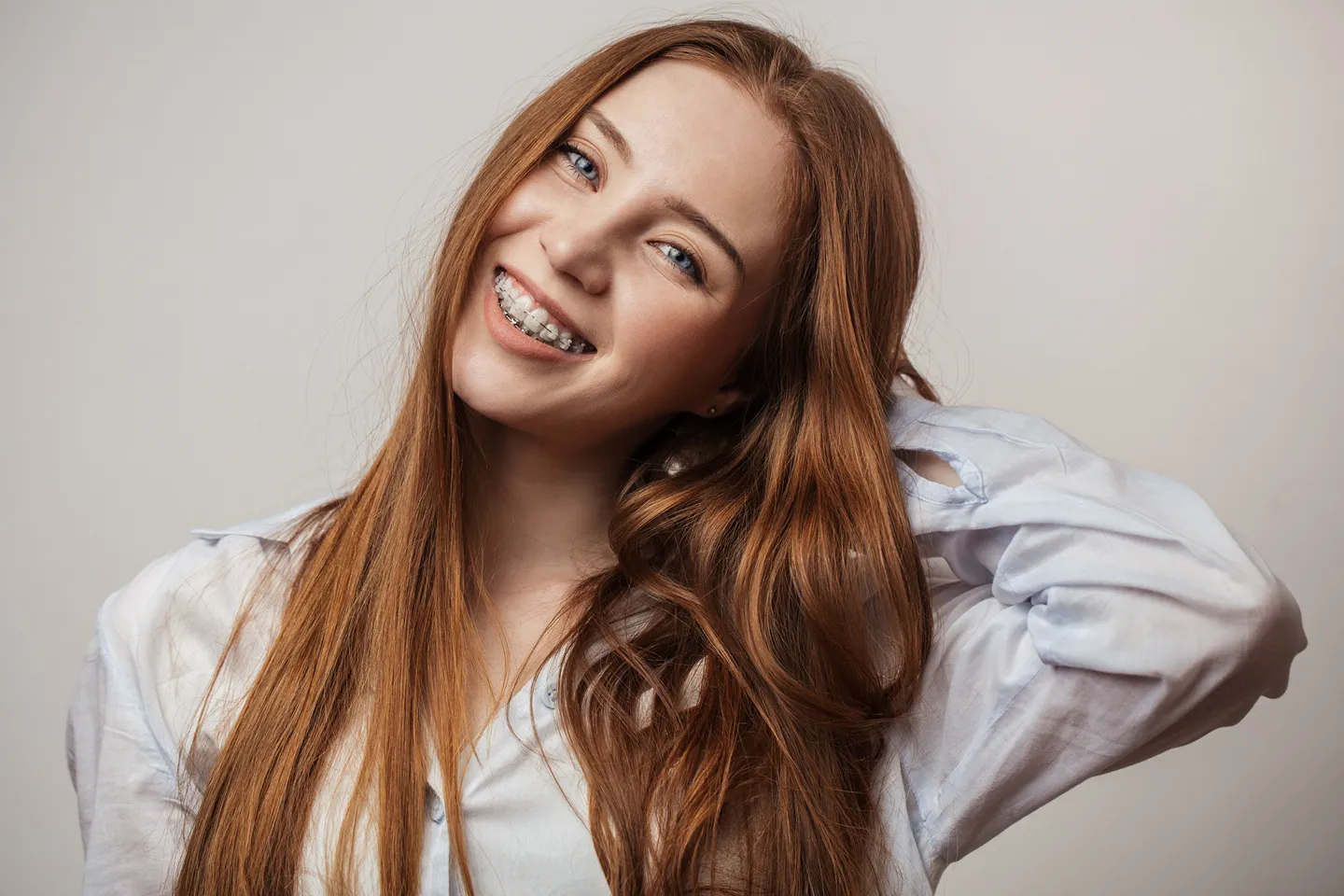 Celebrities with Braces