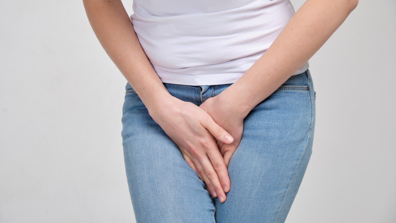 Female Pelvic Health Illustration Highlighting Vaginal Discomfort