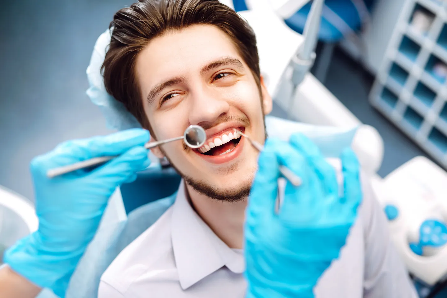 patient at dental appointment in Windsor