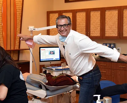 Friendly healthcare team