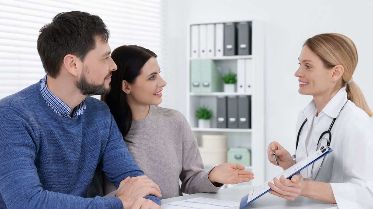 Reproductive Health Testing Illustration For Couples