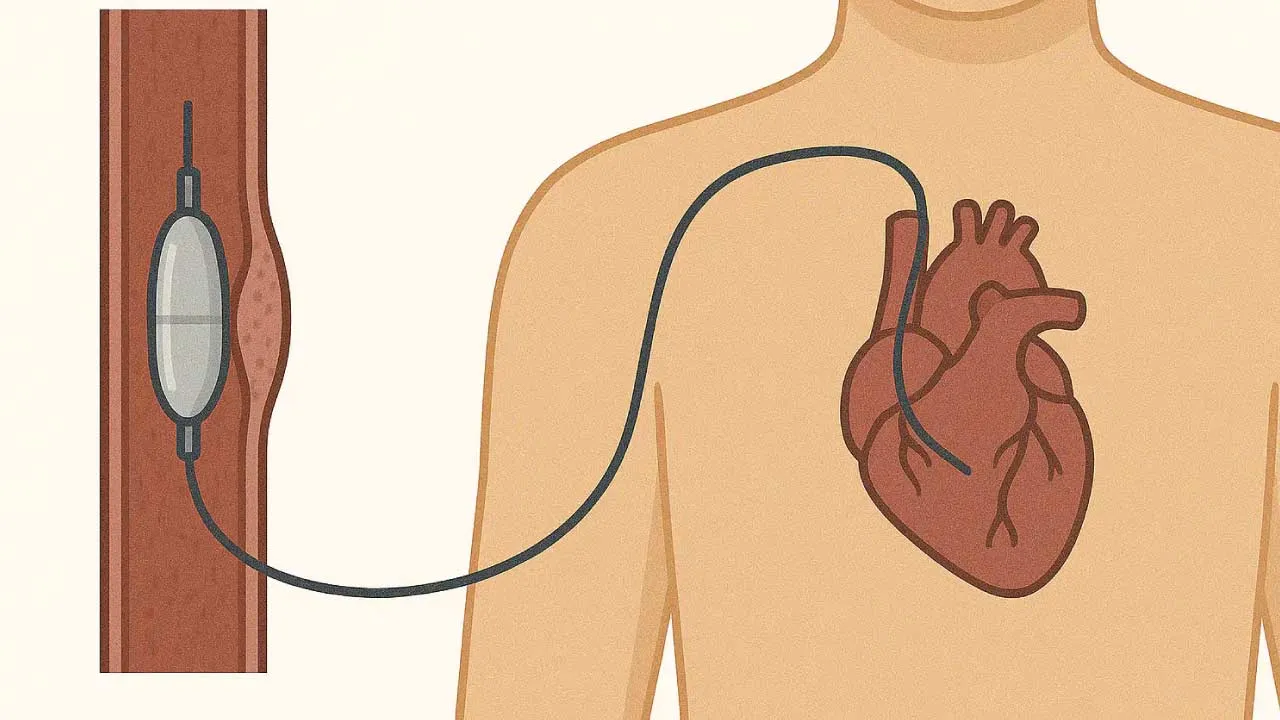 angiography vs angioplasty heart procedure diagram