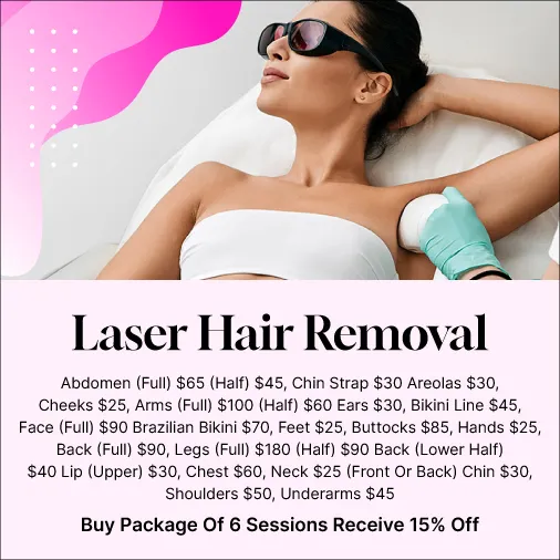 Get Laser Hair Removal at West Point Aesthetic Centre, CA