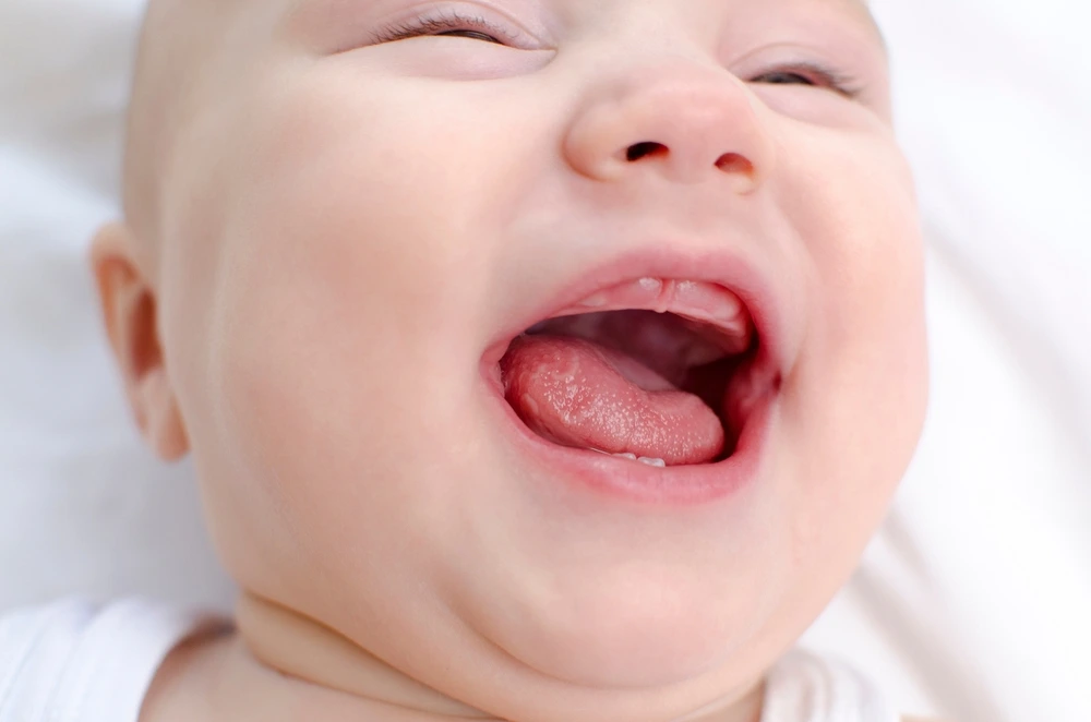 Child with healthy gums